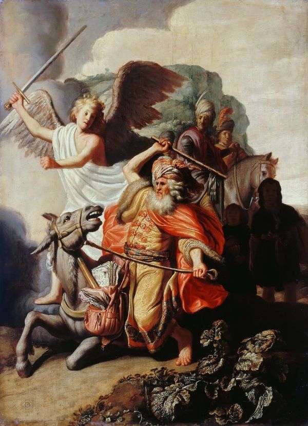 Рембрандт встреча Валаама с Ангелом